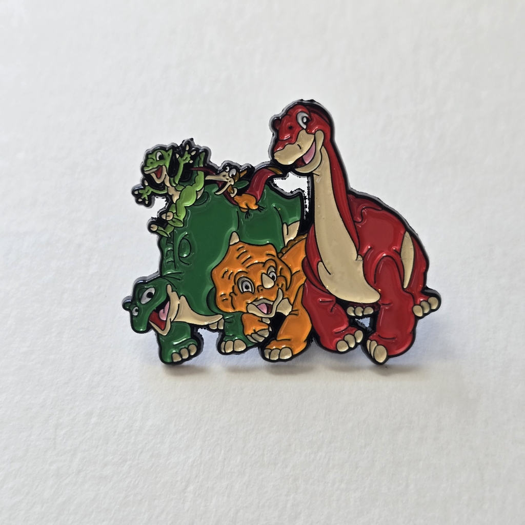 Land Before Time Dinosaur Cartoon Enamel Pin